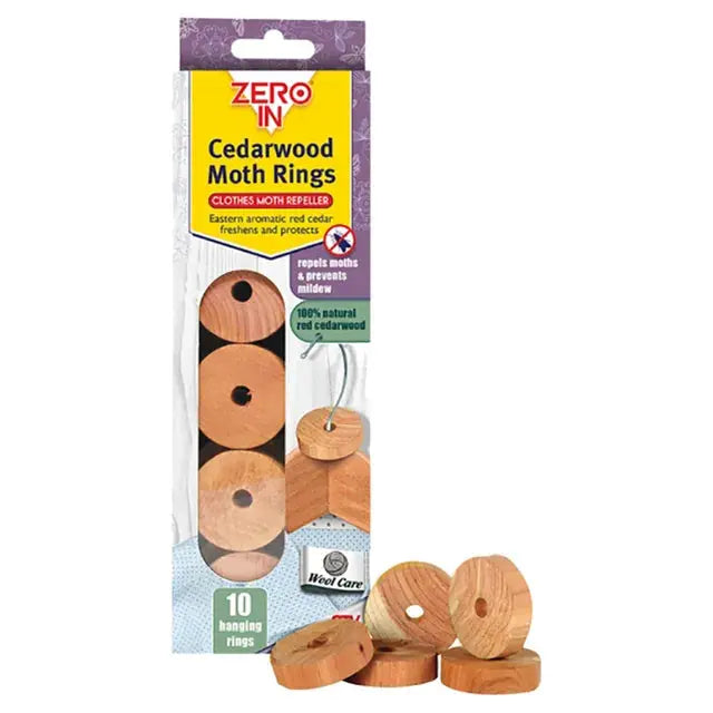 STV Cedarwood Moth Repellent Ring - 10-Pack Elite Horizon