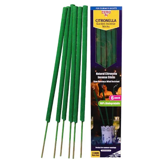 STV Citronella Garden Incense Stick - 6-Pack Elite Horizon