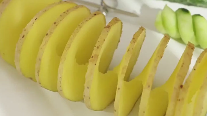 6 Pieces Multi-Functional Whirlwind Potato Slicers Set