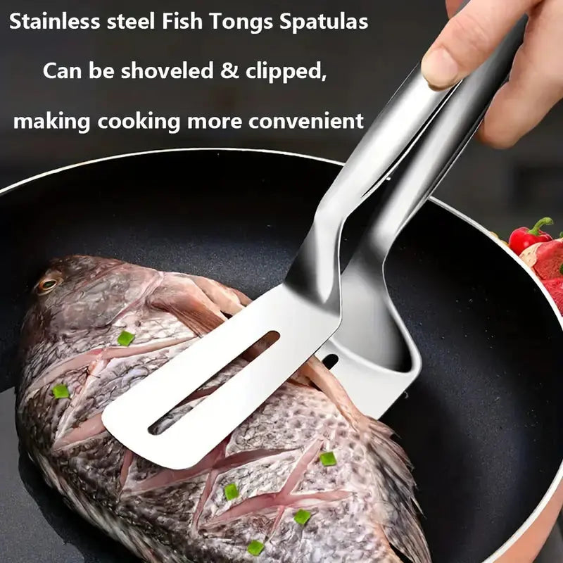 Versatile Stainless Steel Kitchen Tongs Temu