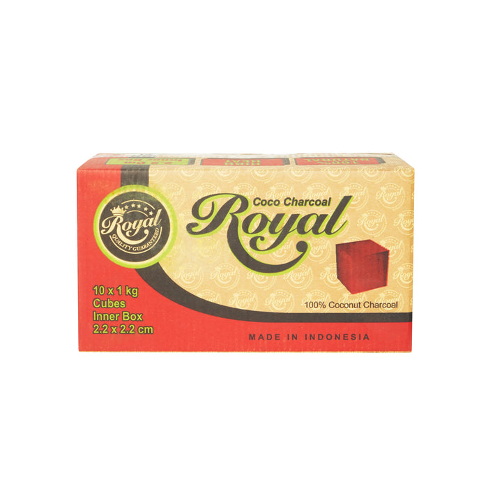 Royal Coconut Hookah Charcoal 1 kg 96 cubes Cubanar