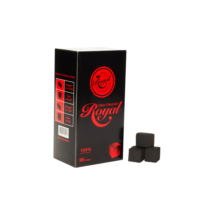 Royal Coconut Hookah Charcoal 1 kg 96 cubes Cubanar