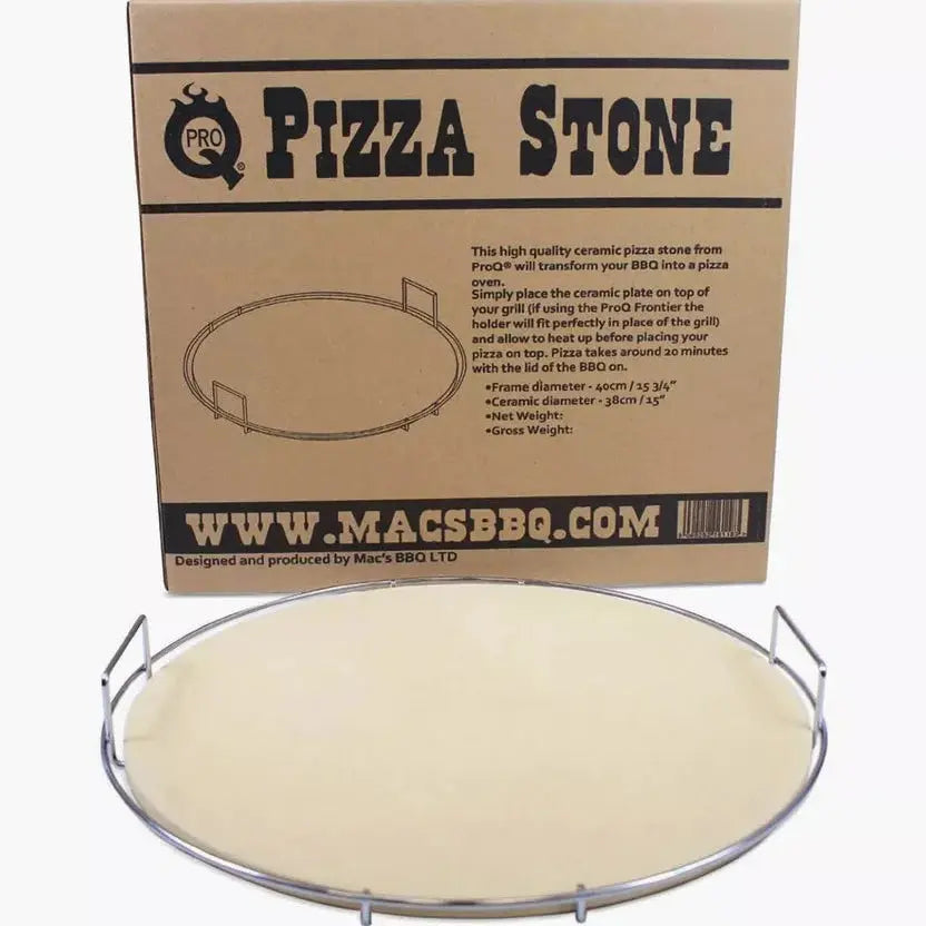 ProQ Pizza Stone Set with Stainless Steel Carry Rack Elite Horizon