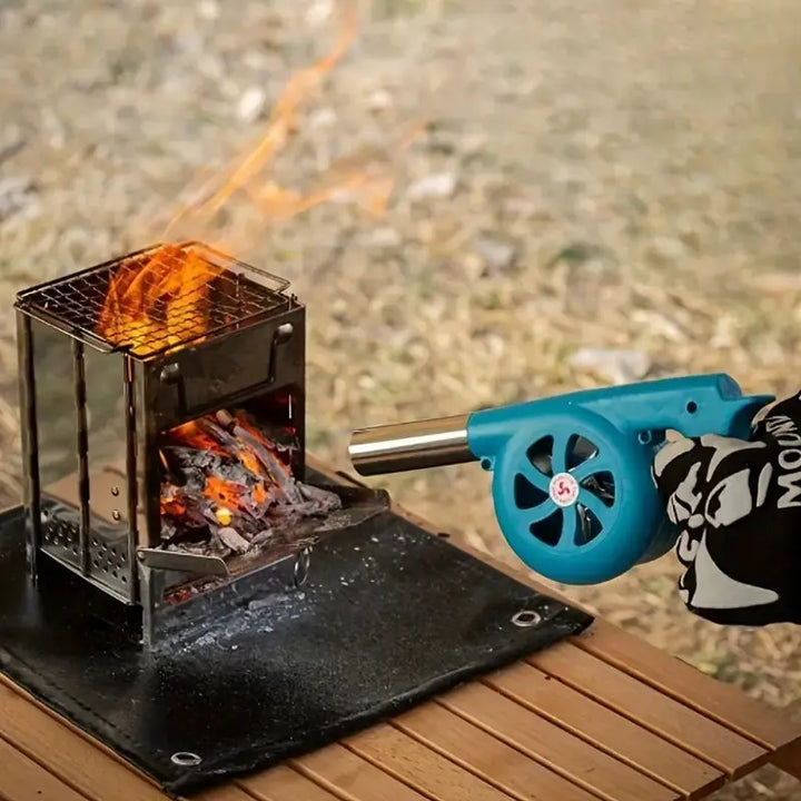 Portable Outdoor Hand Cranked Combustion Fan Temu