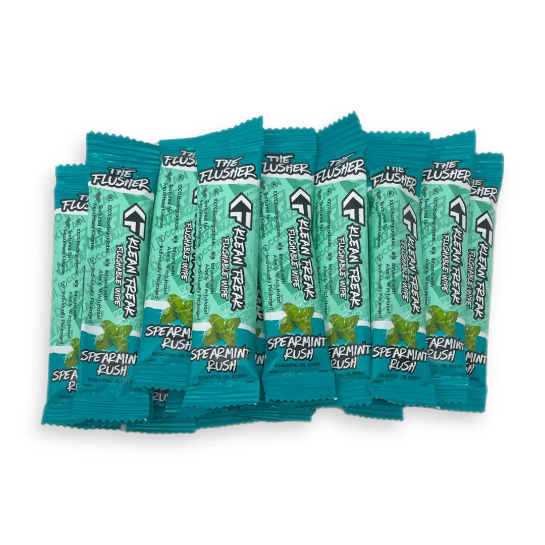 Klean Freak - The Flusher wipes - 100 Pack Spearmint Rush Elite Horizon