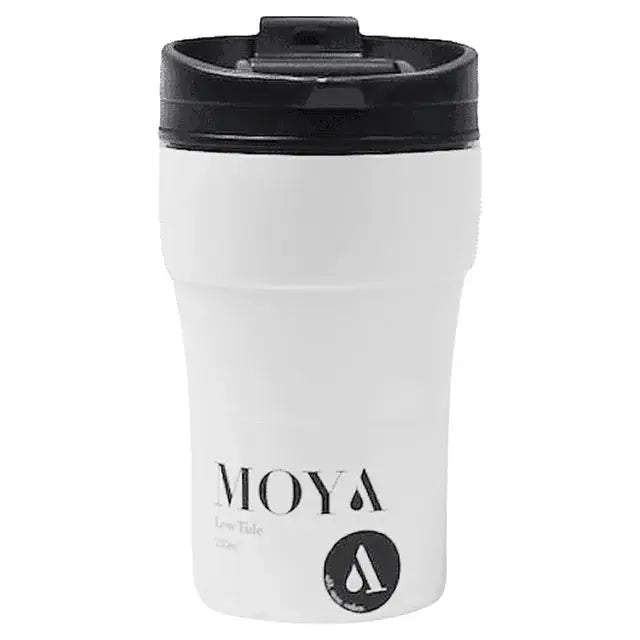 Moya "Low Tide" 250ml Travel Coffee Mug Black/White Cubanar