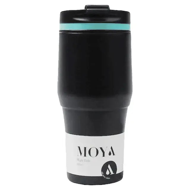 Moya "High Tide" 380ml Travel Coffee Mug Blue/Black Cubanar