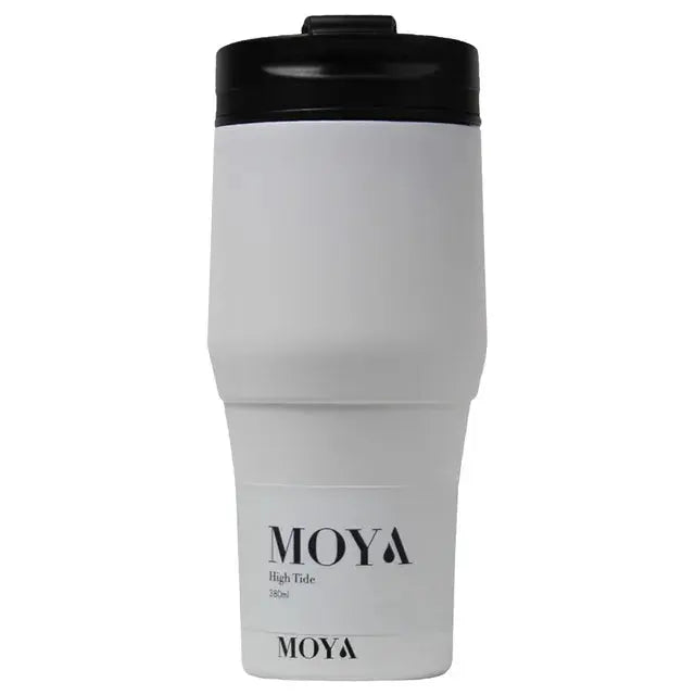 Moya "High Tide" 380ml Travel Coffee Mug Black/White Cubanar