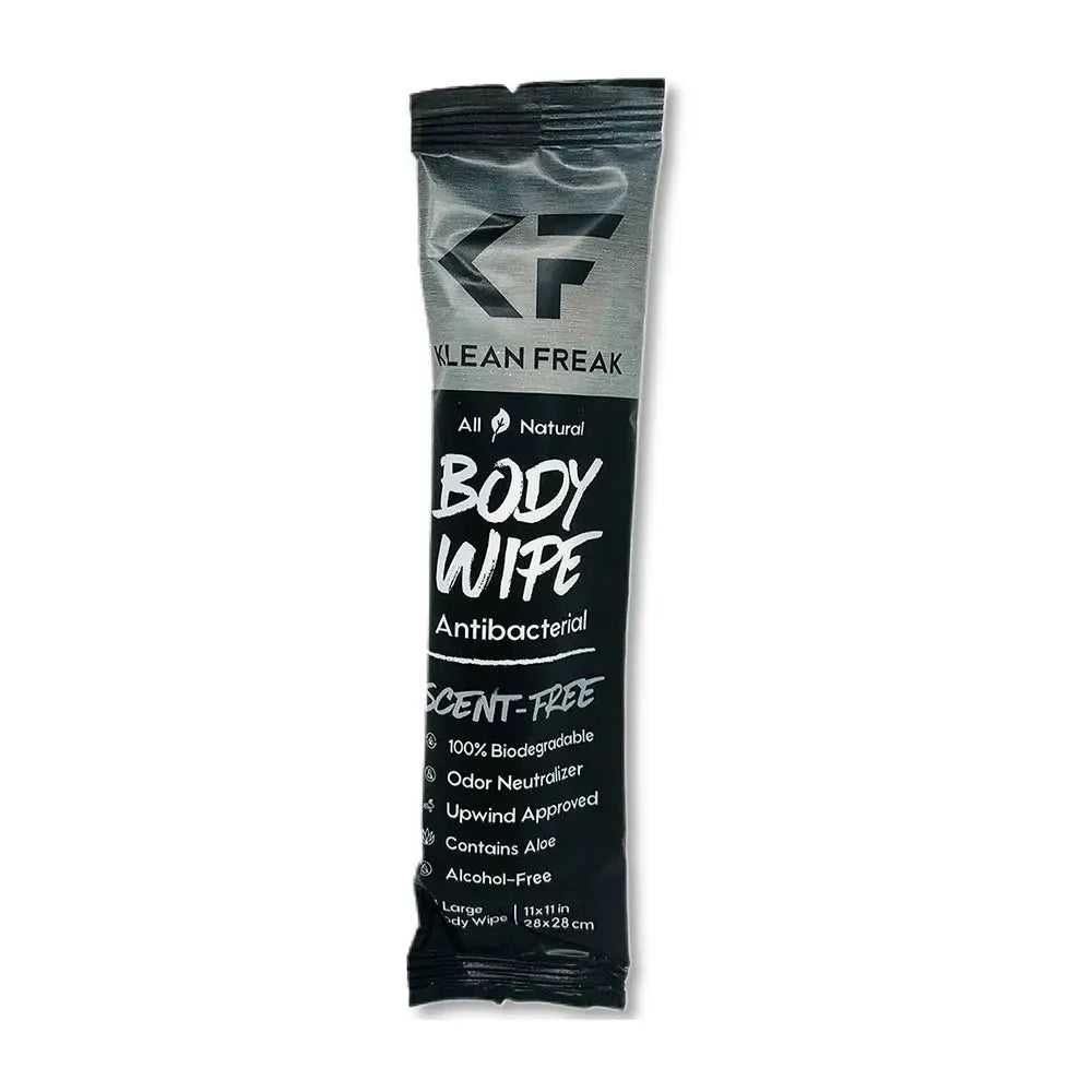 Klean Freak - Body Wipes - Single Sachet - Scent Free Elite Horizon