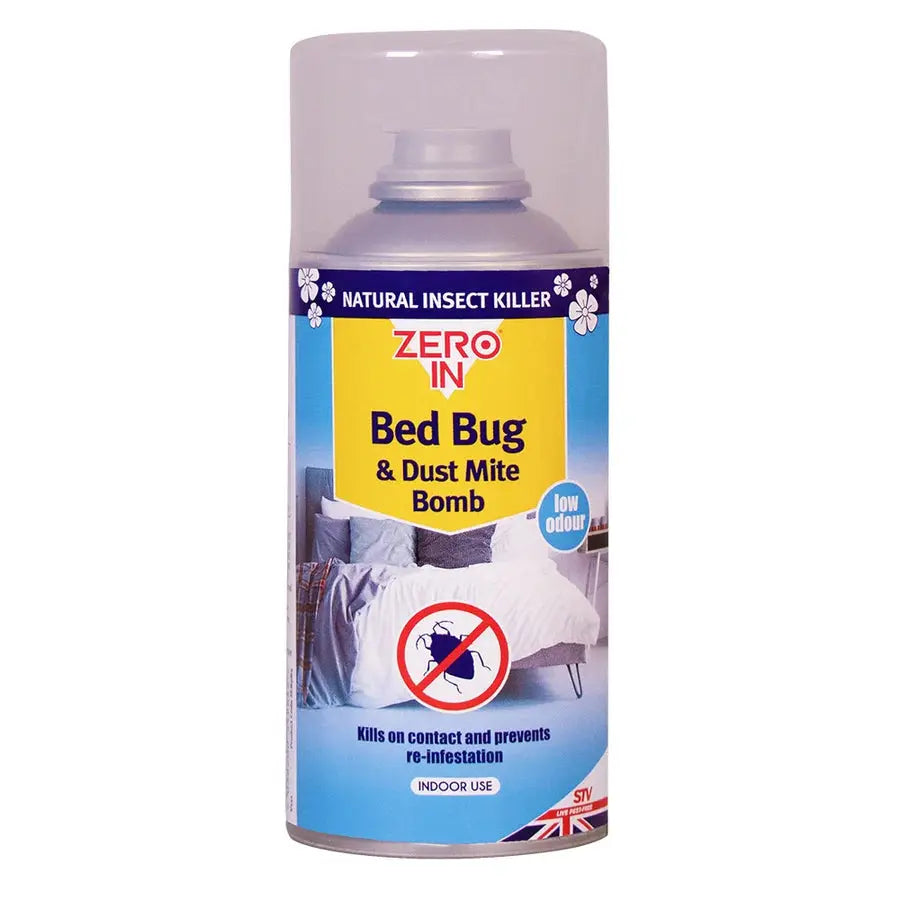 STV  Bed Bug & Dust Mite Killer Bomb - 150ml One-Shot Aerosol Elite Horizon