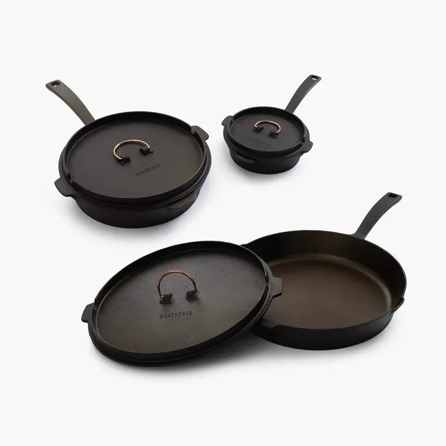 Barebones - 12" All in One Cast Iron Skillet Elite Horizon