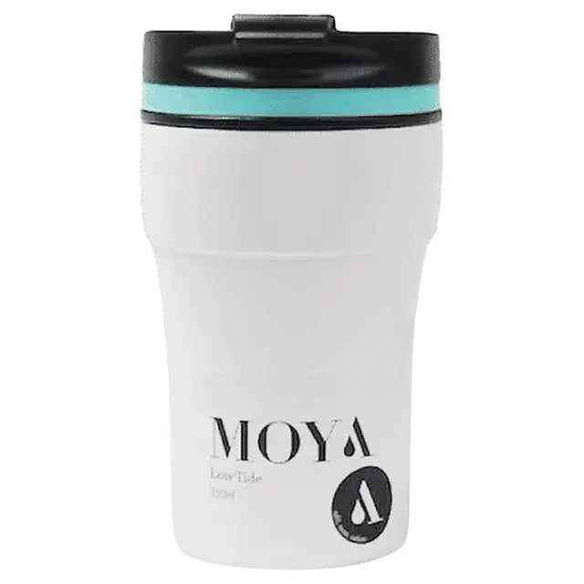 Moya "Low Tide" 250ml Travel Coffee Mug Blue/White Cubanar