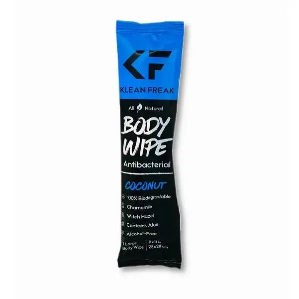 Klean Freak - Body Wipes - Single Sachet - Coconut Elite Horizon