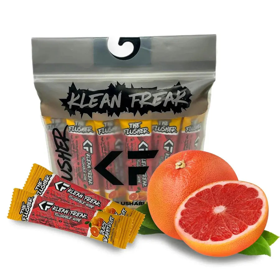 Klean Freak -The Flusher wipes - 20 Pack - Juicy Grapefruit Elite Horizon