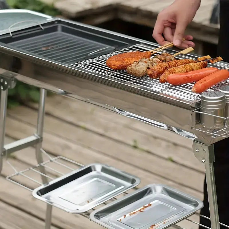 Stainless Steel BBQ Grill Set Temu