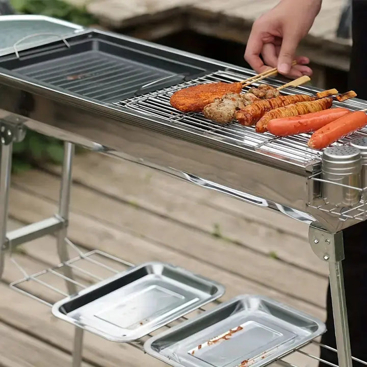 Stainless Steel BBQ Grill Set Temu