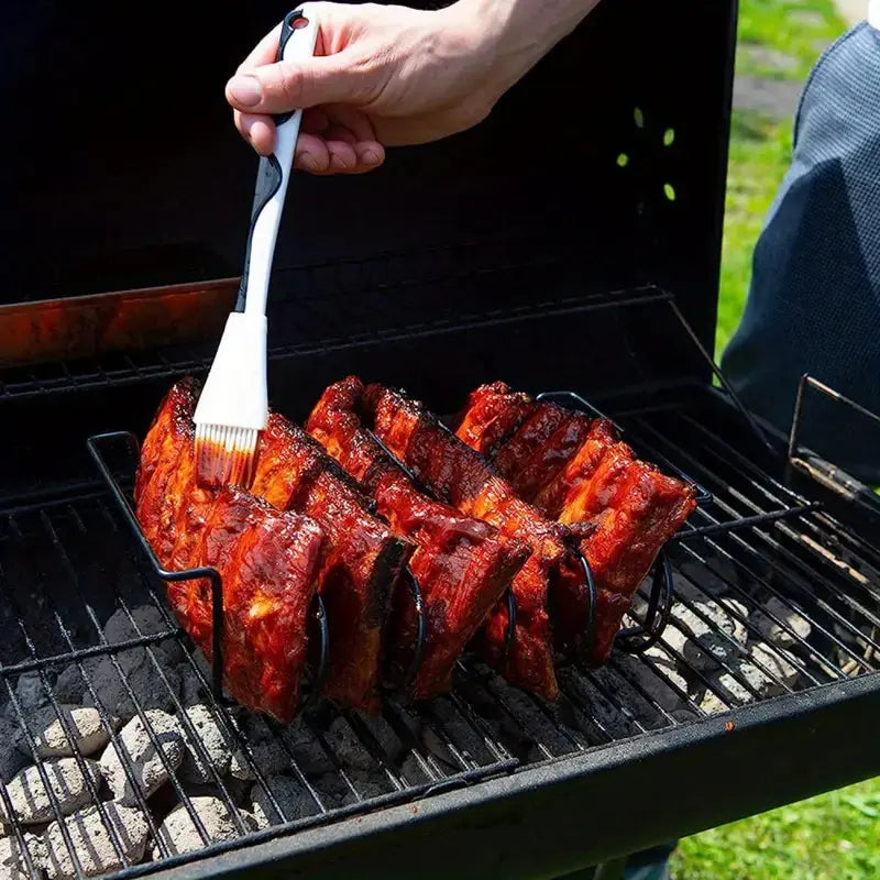 Stainless Steel Rib Rack - Holds 4 Full Racks Of Ribs Temu