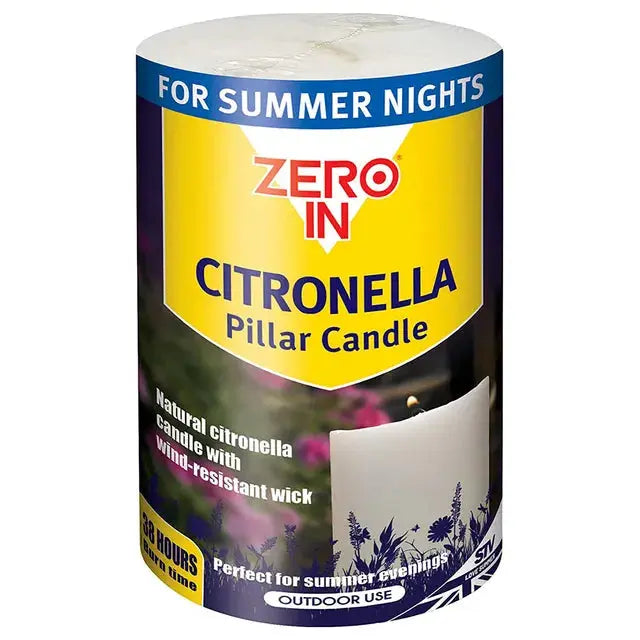 STV Citronella Pillar Candle Elite Horizon