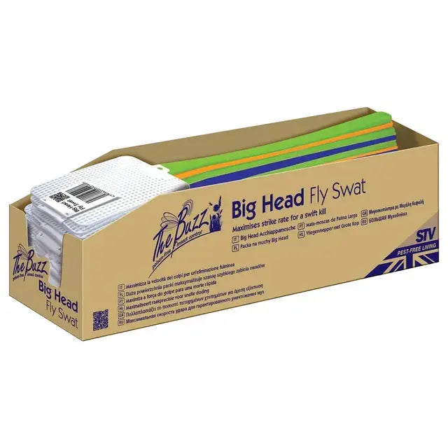 STV Big Head Fly Swat - Assorted Colours Elite Horizon