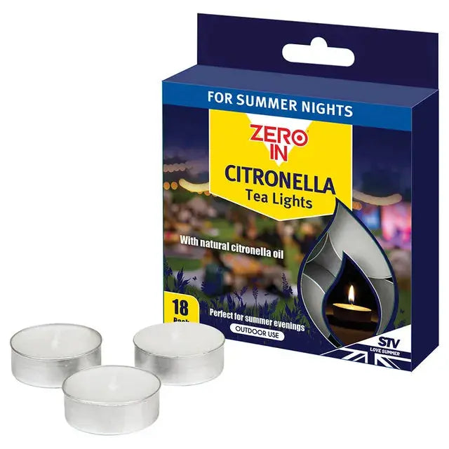 STV Citronella Tealight - 18-Pack Elite Horizon