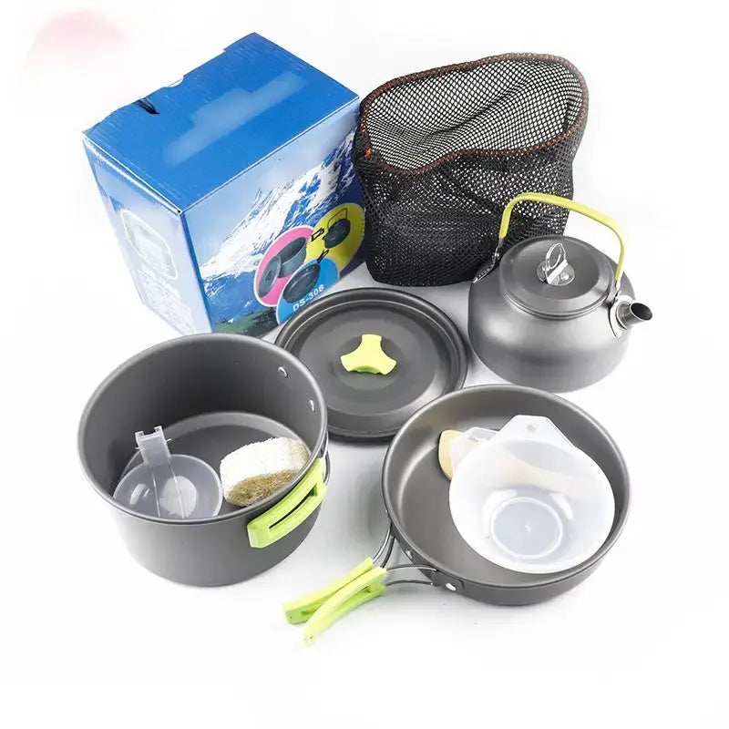 Lightweight Aluminum Camping Cookware Set Temu