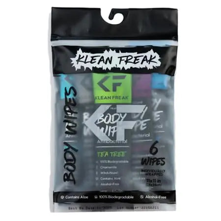 Klean Freak Body Wipes - Trial Pack - 6 Wipes Elite Horizon