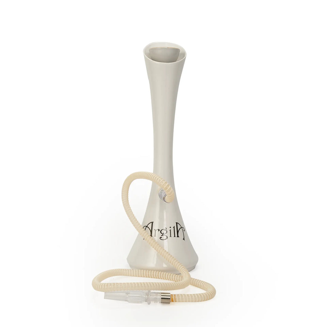 Argila Ceramic Hookah with premium Case - White Cubanar