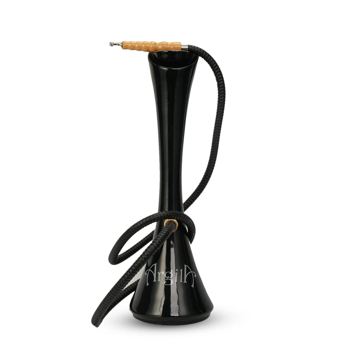 Argila Ceramic Hookah with premium Case - Black Cubanar