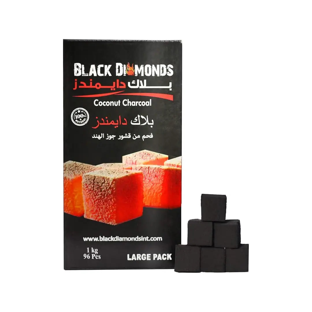 Black Diamonds Coconut Charcoal – 96 PCS Cubanar