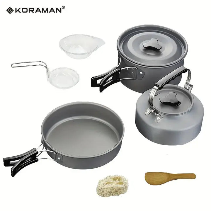 KORAMAN Camping Cookware Set Temu