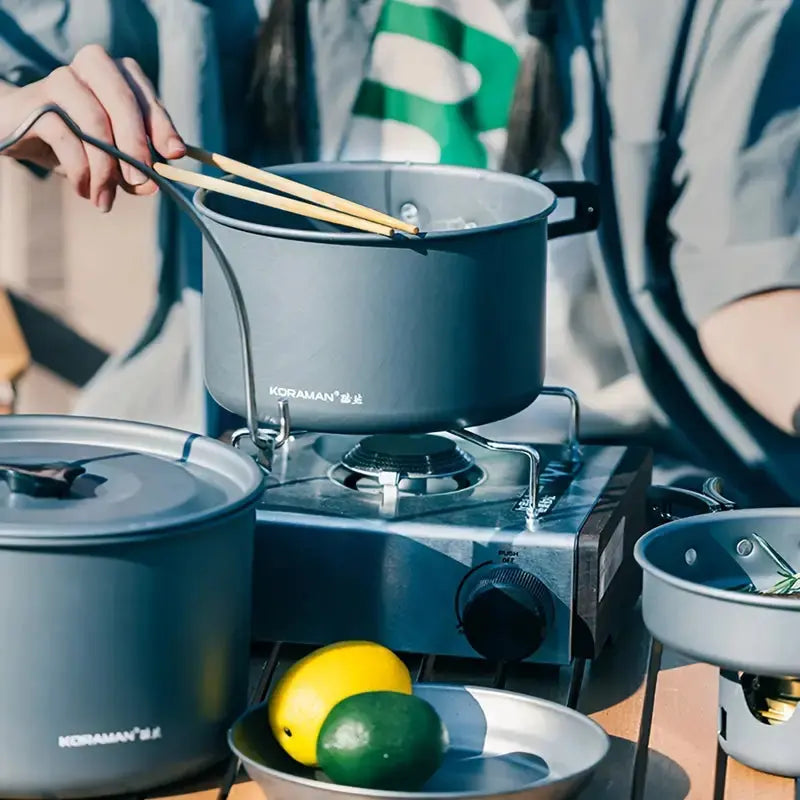 KORAMAN Camping Cookware Set Temu