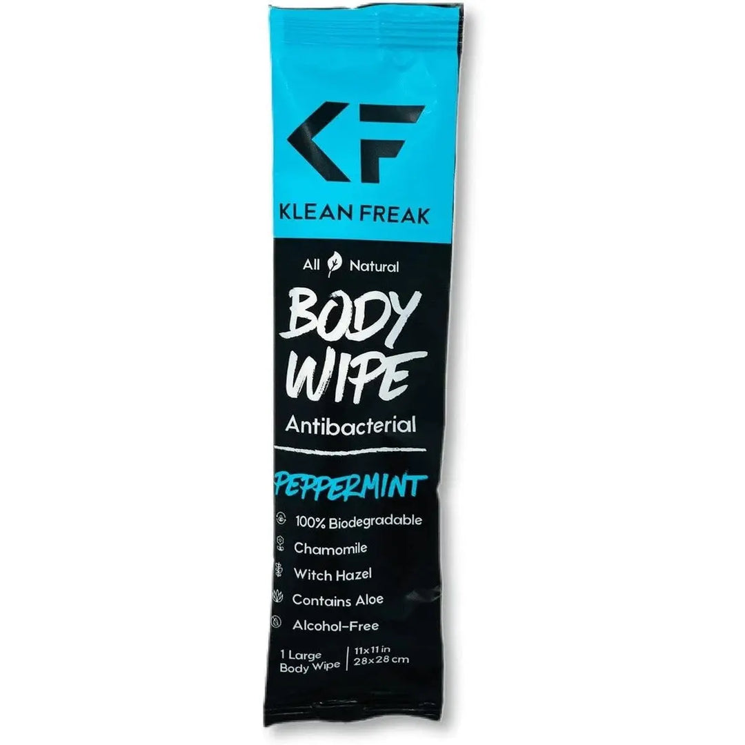 Klean Freak - Body Wipes - Single Sachet - Peppermint Elite Horizon